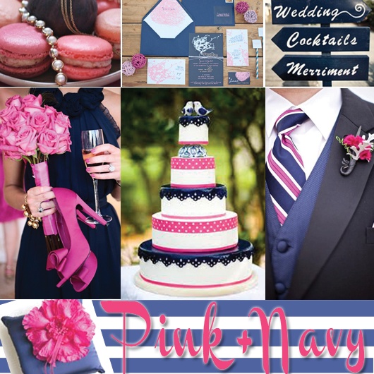 Wedding Colors - Pink and Blue