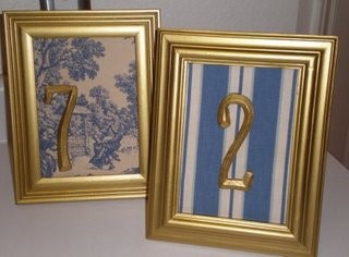 Creative Wedding Numbers