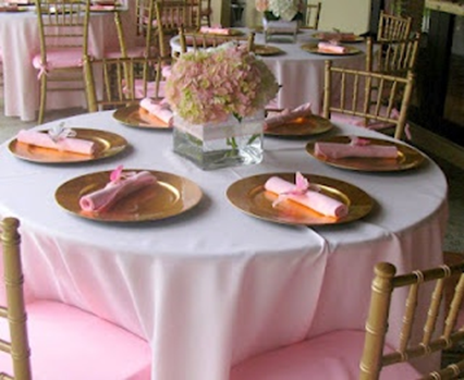 First Communion Table Setting