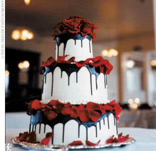 Halloween Wedding Cake