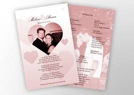 Wedding Program Cover